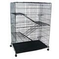 Bpf 4 Levels Small Animal Cage in Black BP20074